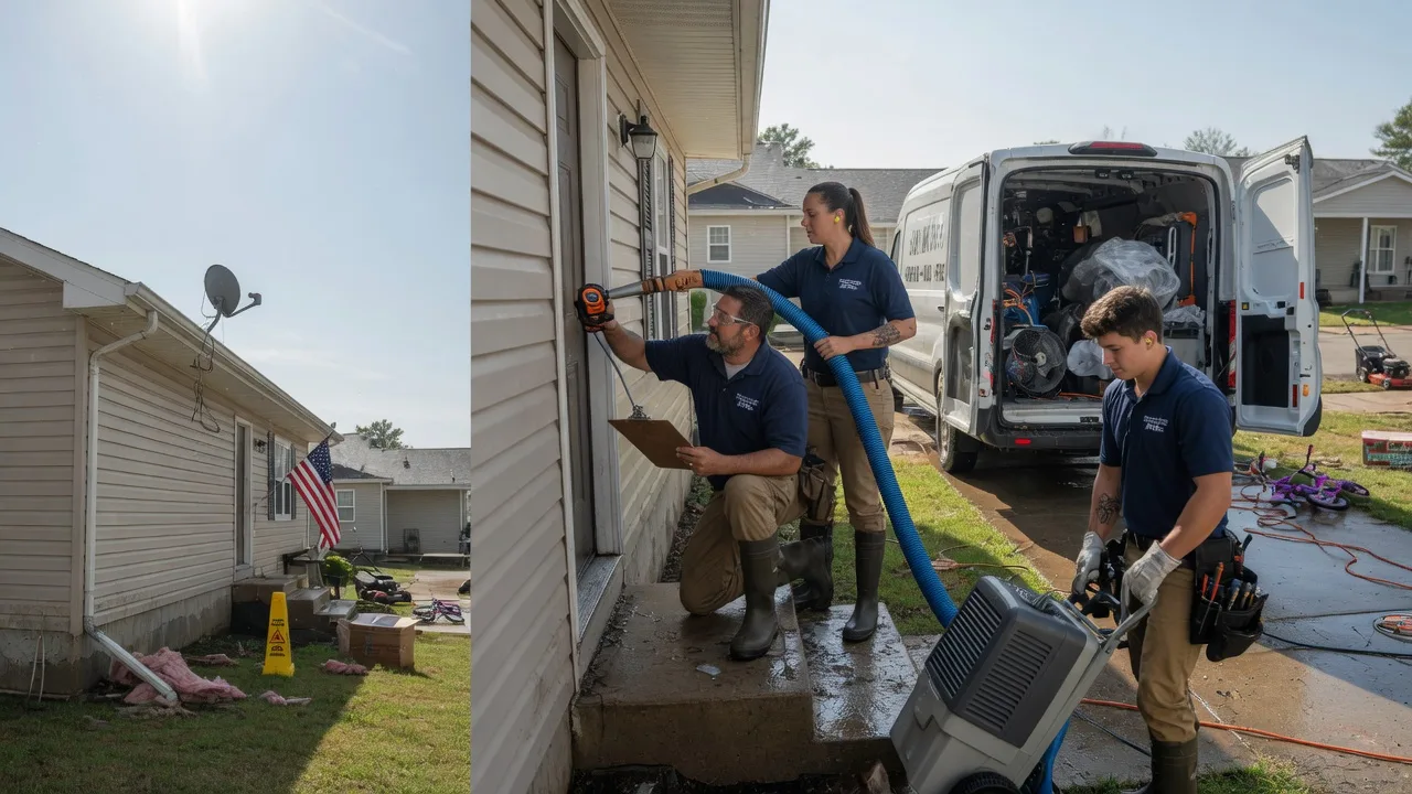 Ceiling Water Damage Restoration in Amorita, OK near me